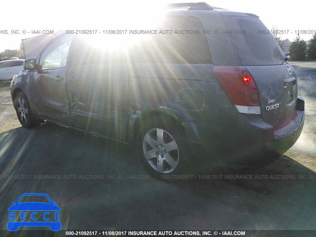 2004 Nissan Quest S/SE/SL 5N1BV28U54N361192 Bild 2