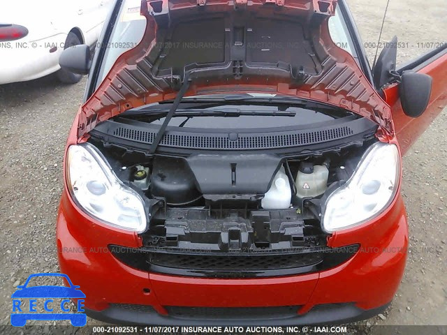 2008 Smart Fortwo PASSION WMEEK31X38K140591 зображення 9