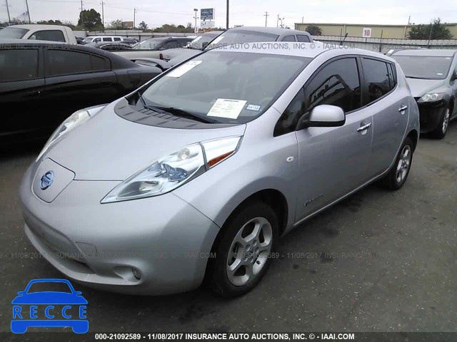 2011 Nissan Leaf SV/SL JN1AZ0CP7BT004022 зображення 1