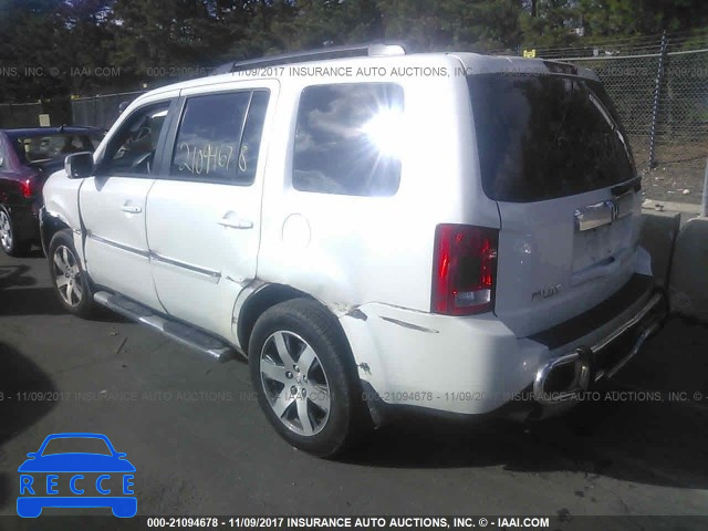 2013 Honda Pilot TOURING 5FNYF4H90DB080483 image 2