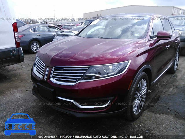 2017 LINCOLN MKX RESERVE 2LMPJ6LR1HBL14016 зображення 1