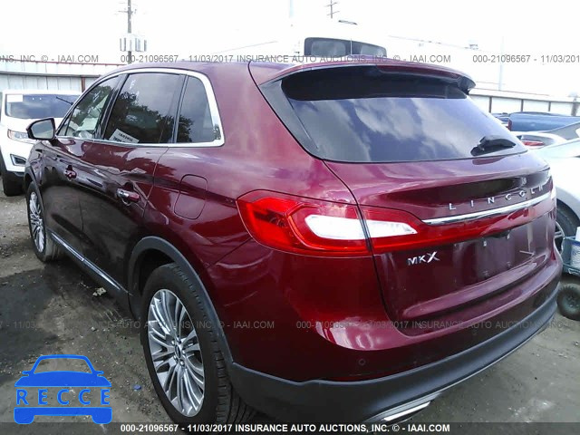 2017 LINCOLN MKX RESERVE 2LMPJ6LR1HBL14016 зображення 2