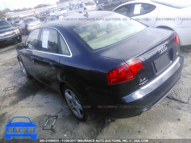 2008 Audi A4 2.0T QUATTRO WAUDF78E58A013256 Bild 2