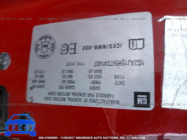 2009 PONTIAC G5 1G2AJ15H597241437 image 8