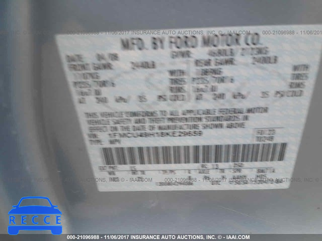 2008 Ford Escape 1FMCU49H18KE29659 Bild 8