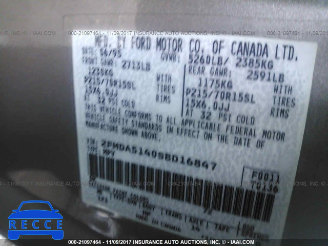 1995 Ford Windstar WAGON 2FMDA5140SBD16847 image 8