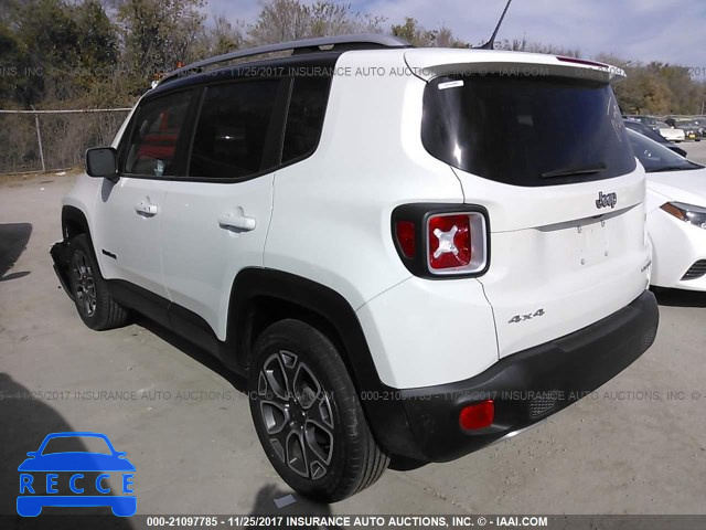 2017 JEEP RENEGADE LIMITED ZACCJBDB9HPE88050 image 2