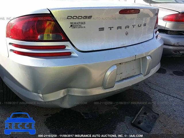 2006 DODGE STRATUS SXT 1B3AL46T36N224686 image 5