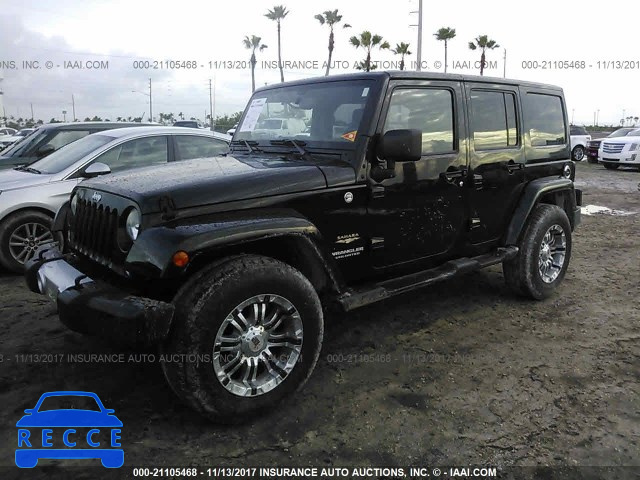 2015 Jeep Wrangler Unlimited SAHARA 1C4BJWEGXFL525251 зображення 1