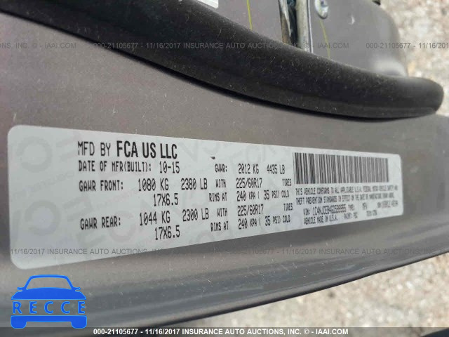 2016 Jeep Compass LATITUDE 1C4NJCEB4GD599955 image 8