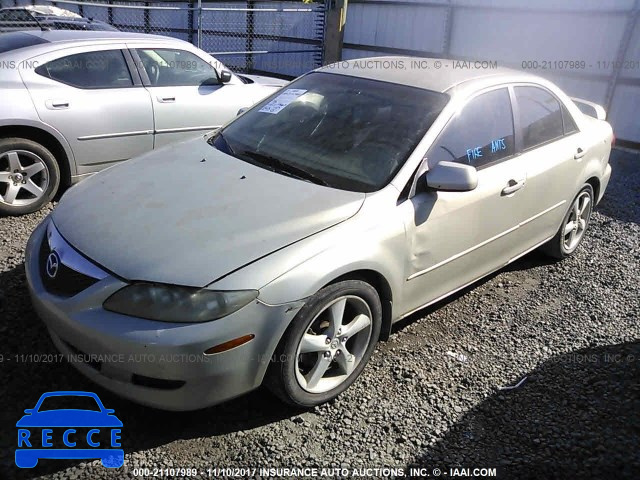 2004 MAZDA 6 S 1YVFP80D045N38627 зображення 1