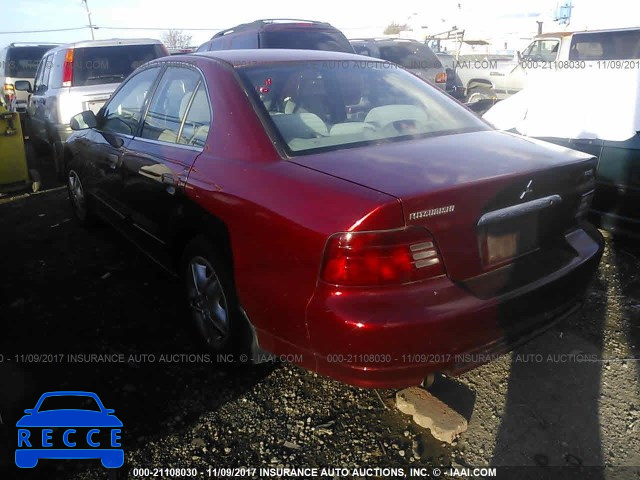 2001 Mitsubishi Galant ES/GTZ 4A3AA46H51E177523 image 2