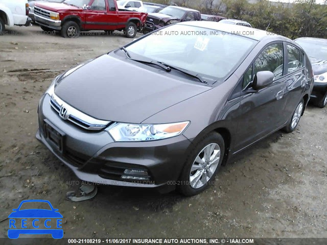 2012 HONDA INSIGHT EX JHMZE2H71CS004894 image 1