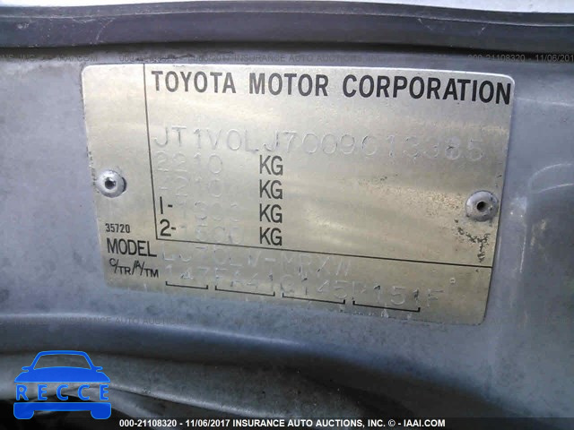 1986 TOYOTA LANDCRUISER JT1V0LJ7009013385 image 8