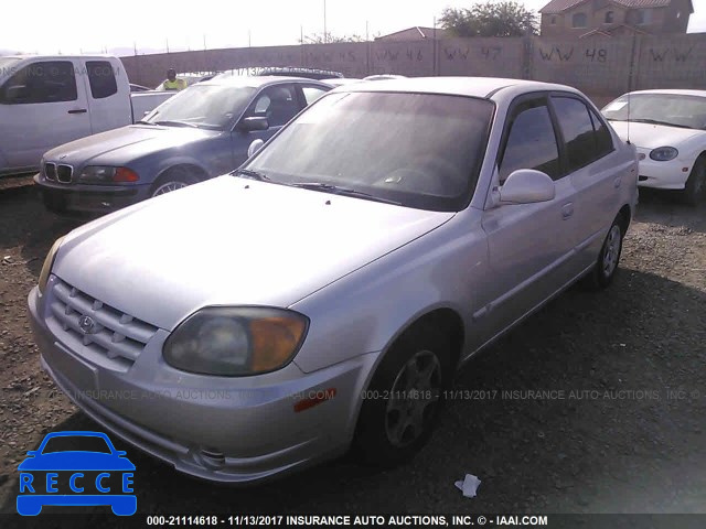 2005 Hyundai Accent GL KMHCG45C85U662035 image 1