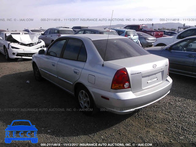 2005 Hyundai Accent GL KMHCG45C85U662035 image 2