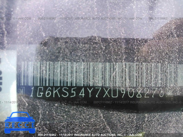 1999 Cadillac Seville SLS 1G6KS54Y7XU908273 image 8