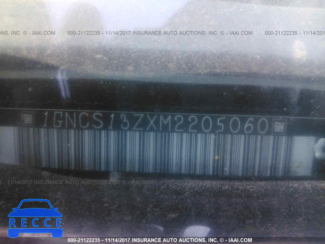 1991 Chevrolet Blazer S10 1GNCS13ZXM2205060 image 8