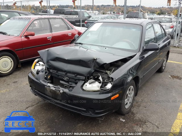 2005 Hyundai Accent GL KMHCG45C15U623156 image 1