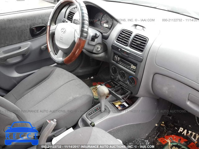 2005 Hyundai Accent GL KMHCG45C15U623156 image 4