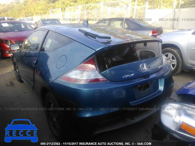 2011 Honda CR-Z EX JHMZF1D64BS003905 image 2