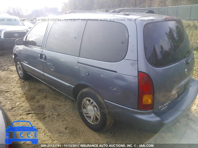 2000 Nissan Quest SE/GLE/GXE 4N2XN11T9YD834171 image 2