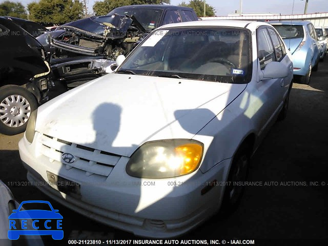 2005 Hyundai Accent GL KMHCG45C25U580723 image 1
