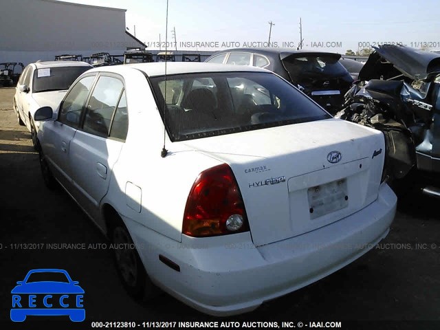 2005 Hyundai Accent GL KMHCG45C25U580723 image 2