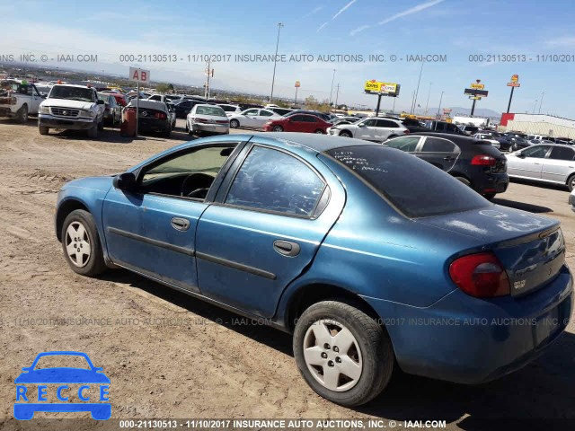 2003 Dodge Neon SE 1B3ES26C53D118539 image 2