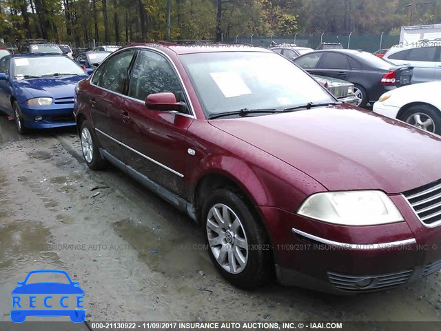 2003 Volkswagen Passat GLS WVWPD63B23E422720 image 0