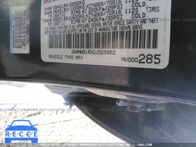 2002 Mitsubishi Montero LIMITED JA4MW51RX2J025862 image 8