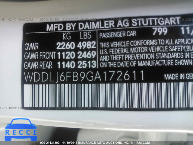 2016 Mercedes-benz CLS 400 WDDLJ6FB9GA172611 image 8