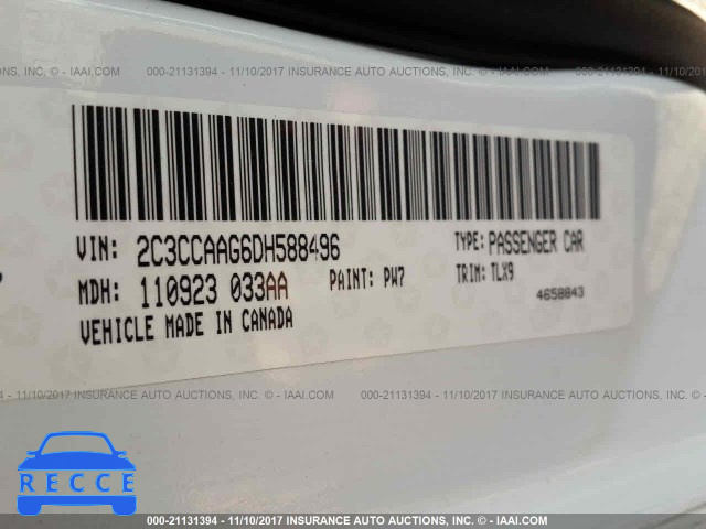 2013 Chrysler 300 2C3CCAAG6DH588496 image 8