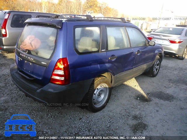 2004 Subaru Forester 2.5X JF1SG63644H714928 зображення 3