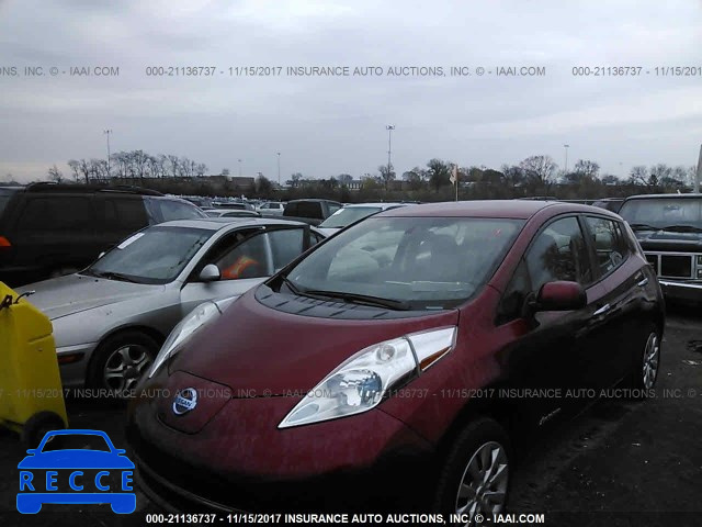 2013 Nissan Leaf S/SV/SL 1N4AZ0CP0DC419513 зображення 1