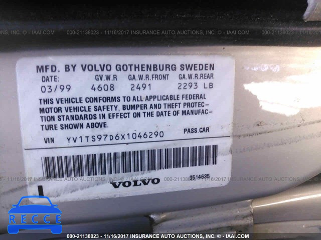 1999 Volvo S80 YV1TS97D6X1046290 Bild 8