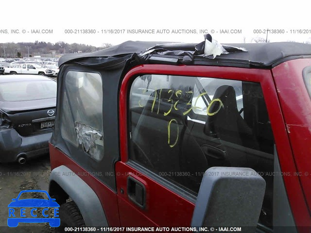 2000 Jeep Wrangler / Tj SE 1J4FA29P0YP740101 image 5