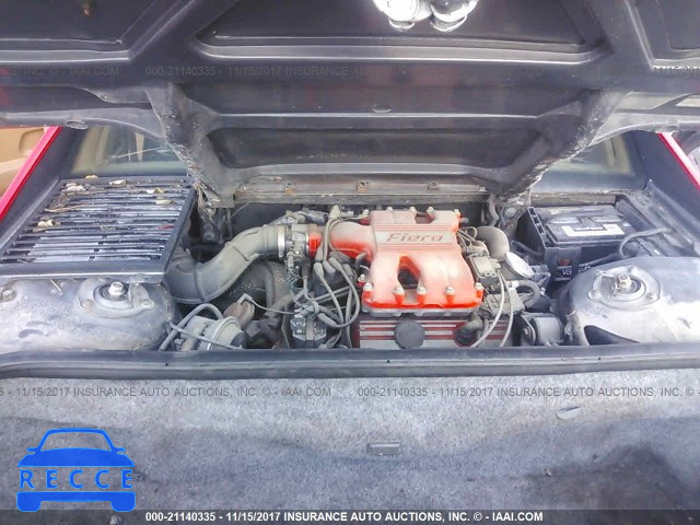 1988 Pontiac Fiero 1G2PE1197JP201233 image 9