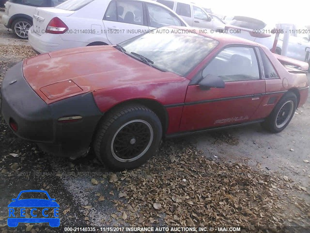 1988 Pontiac Fiero 1G2PE1197JP201233 image 1