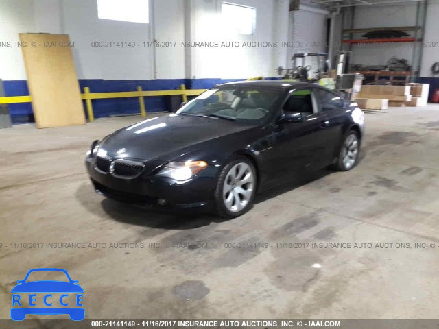 2005 BMW 645 CI AUTOMATICATIC WBAEH73455B191753 image 1