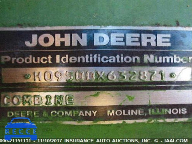 1989 JOHN DEERE 9500 H09500X632871 image 8