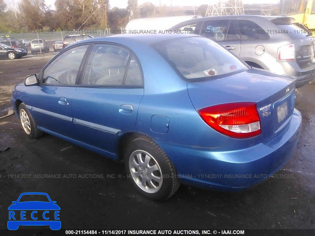 2003 KIA RIO KNADC125036273199 image 2