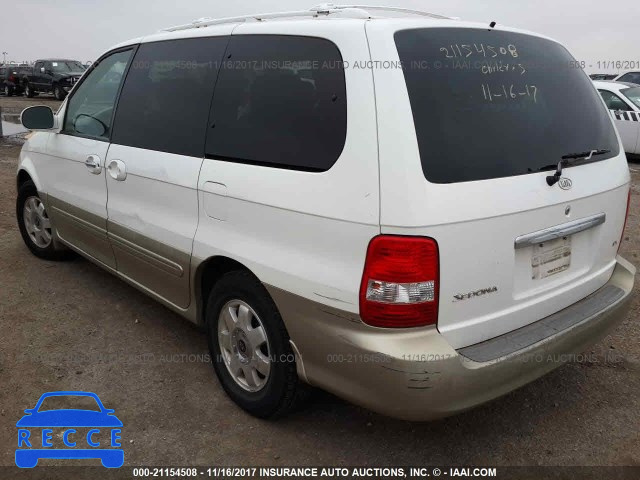 2003 KIA Sedona EX/LX KNDUP131436403584 image 2