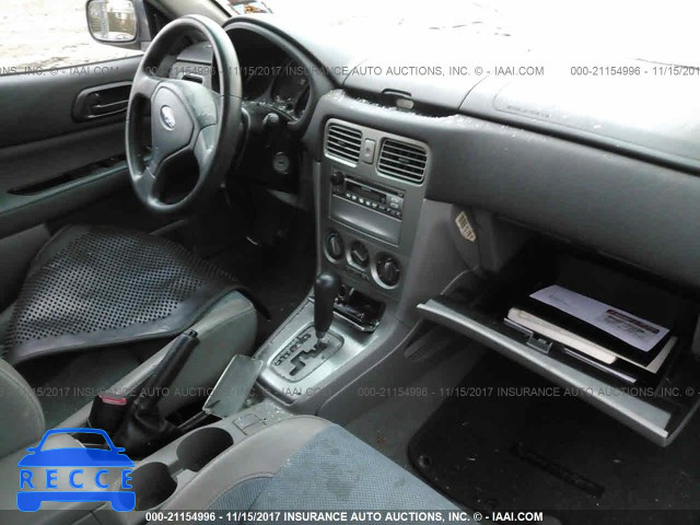 2005 Subaru Forester 2.5X JF1SG63655H723803 image 4