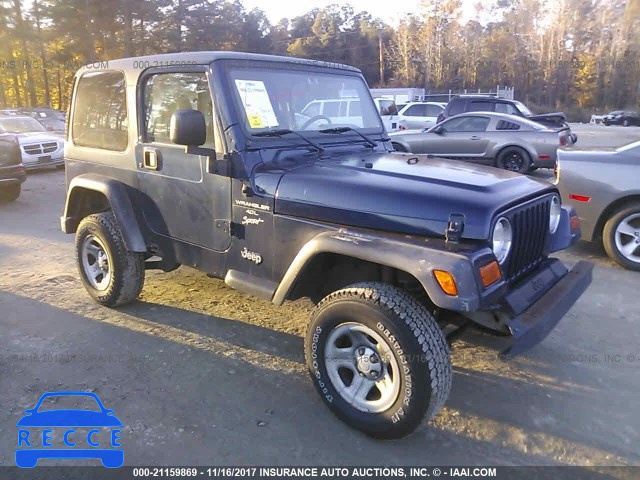 2001 Jeep Wrangler / Tj SPORT 1J4FA49S21P349697 image 0