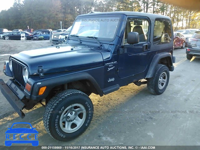 2001 Jeep Wrangler / Tj SPORT 1J4FA49S21P349697 image 1