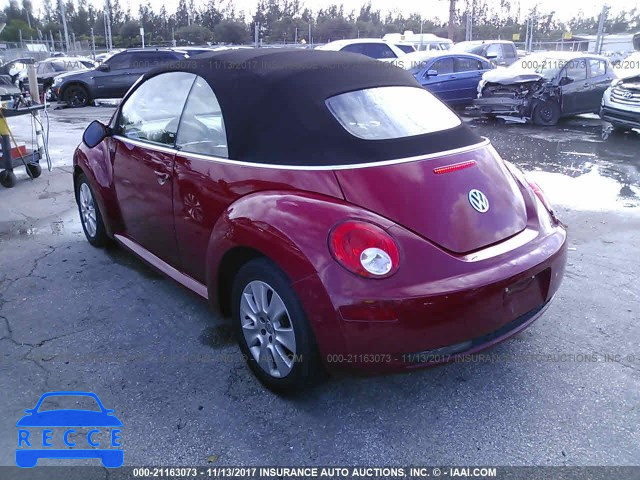 2008 VOLKSWAGEN NEW BEETLE CONVERTIBLE S 3VWPF31Y18M407298 image 2