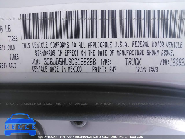 2012 Dodge RAM 2500 ST 3C6UD5HL6CG158268 image 8