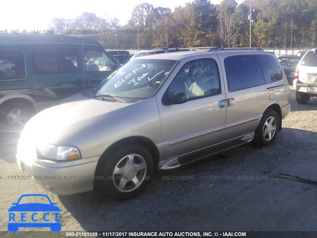 2002 Nissan Quest SE 4N2ZN16T92D805990 Bild 1