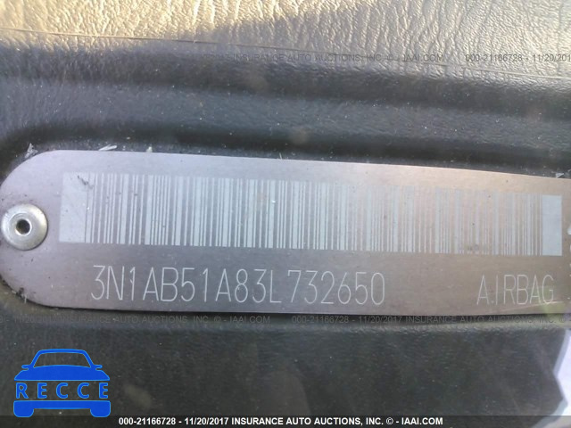 2003 Nissan Sentra SE-R LIMITED 3N1AB51A83L732650 Bild 8